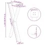 Patas para mesa comedor forma X 2uds acero negro 57x(72-73) cm by , Table legs - Ref: Foro24-4012912, Price: 54,99 €, Discoun...