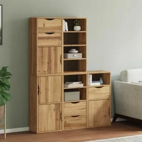Armarios auxiliares 5 uds "ODDA" 40x24x79 cm Madera maciza pino von , Sideboards - Ref: Foro24-3365362, Preis: 266,83 €, Raba...