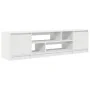 Mueble de TV de madera de ingeniería blanco 188,5x41x50 cm by , TV Furniture - Ref: Foro24-3328417, Price: 139,90 €, Discount: %