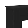 Borde de chimenea roble negro 90x30x90 cm madera ingeniería de , Accesorios para hornos de leña y chimeneas - Ref: Foro24-865...