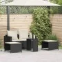 Set de muebles de jardín 5 pzas y cojines apilables negro von , Outdoor-Sofas - Ref: Foro24-4104163, Preis: 256,82 €, Rabatt: %