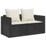 Set de muebles de jardín 5 pzas y cojines apilables negro von , Outdoor-Sofas - Ref: Foro24-4104163, Preis: 256,82 €, Rabatt: %
