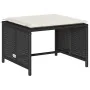 Set de muebles de jardín 5 pzas y cojines apilables negro von , Outdoor-Sofas - Ref: Foro24-4104163, Preis: 256,82 €, Rabatt: %