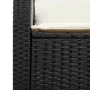 Set de muebles de jardín 5 pzas y cojines apilables negro von , Outdoor-Sofas - Ref: Foro24-4104163, Preis: 256,82 €, Rabatt: %