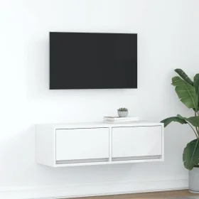 Mueble de TV de madera de ingeniería blanco 80x31x25,5 cm von , TV-Möbel - Ref: Foro24-861508, Preis: 55,45 €, Rabatt: %