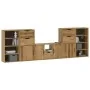 Muebles de TV 5 uds. con almacenaje "ODDA" madera maciza pino de , Muebles TV - Ref: Foro24-3365376, Precio: 270,56 €, Descue...