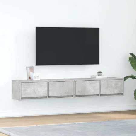 Muebles de TV 2uds madera ingeniería gris hormigón 80x31x25,5cm von , TV-Möbel - Ref: Foro24-861515, Preis: 92,12 €, Rabatt: %