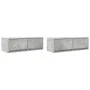 Muebles de TV 2uds madera ingeniería gris hormigón 80x31x25,5cm von , TV-Möbel - Ref: Foro24-861515, Preis: 92,12 €, Rabatt: %