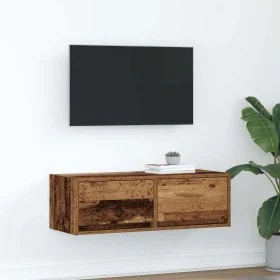 Mueble para TV madera contrachapada envejecida 80x31x25,5 cm von , TV-Möbel - Ref: Foro24-861522, Preis: 53,01 €, Rabatt: %