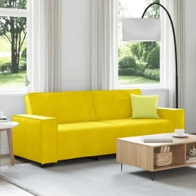 Sofá de 3 plazas terciopelo amarillo 180 cm by , Sofas - Ref: Foro24-4105036, Price: 256,24 €, Discount: %