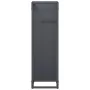 Leñero antracita 25x25x80 cm Acero laminado en frío von , Brennholztaschen und -halter - Ref: Foro24-864265, Preis: 44,17 €, ...