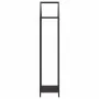 Leñero negro 40x25x120 cm Acero laminado en frío von , Brennholztaschen und -halter - Ref: Foro24-864299, Preis: 49,79 €, Rab...