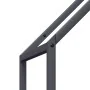 Leñero antracita 40x25x120 cm Acero laminado en frío by , Firewood bags and holders - Ref: Foro24-864301, Price: 50,36 €, Dis...