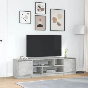 Mueble de TV gris hormigón 188,5x41x50 cm madera de ingeniería von , TV-Möbel - Ref: Foro24-3328420, Preis: 136,62 €, Rabatt: %