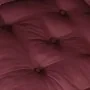 Puff modular de tela color granate 140x70x36 cm by , Cushions for chairs and sofas - Ref: Foro24-4019032, Price: 173,10 €, Di...