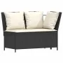 Set de sofás de jardín con cojines 3 pzas ratán sintético negro by , Garden sets - Ref: Foro24-3365341, Price: 417,63 €, Disc...