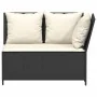 Set de sofás de jardín con cojines 3 pzas ratán sintético negro by , Garden sets - Ref: Foro24-3365341, Price: 417,63 €, Disc...