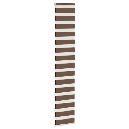 Estor cebra marrón 40x200 cm tejido ancho 35,9 cm poliéster by , Blinds and blinds - Ref: Foro24-4014353, Price: 17,21 €, Dis...