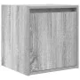 Mesilla de noche de pared gris Sonoma 38x34x40 cm de , Mesitas de noche - Ref: Foro24-861239, Precio: 38,41 €, Descuento: %