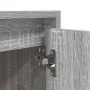 Mesilla de noche de pared gris Sonoma 38x34x40 cm de , Mesitas de noche - Ref: Foro24-861239, Precio: 38,41 €, Descuento: %