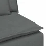 Sofá modular con módulo central y cojines gris oscuro 100 cm by , Unidades para sofás seccionales - Ref: Foro24-4104418, Pric...