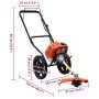 Desbrozadora con ruedas naranja 52 cc 1,45 kW by , Accessories for cutters - Ref: Foro24-4005032, Price: 217,95 €, Discount: %