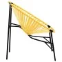 Silla de jardín con forma huevo amarillo y negro de , Sillas de jardín - Ref: Foro24-4009290, Precio: 86,52 €, Descuento: %