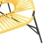 Silla de jardín con forma huevo amarillo y negro de , Sillas de jardín - Ref: Foro24-4009290, Precio: 86,52 €, Descuento: %