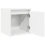 Mesillas de noche de pared 2 uds blanco 38x34x40 cm de , Mesitas de noche - Ref: Foro24-861230, Precio: 66,36 €, Descuento: %
