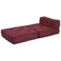 Puf modular tela granate 70x70x54 cm by , Cushions for chairs and sofas - Ref: Foro24-4019030, Price: 134,06 €, Discount: %