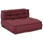 Puf modular tela granate 70x70x54 cm by , Cushions for chairs and sofas - Ref: Foro24-4019030, Price: 134,06 €, Discount: %