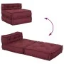 Puf modular tela granate 70x70x54 cm by , Cushions for chairs and sofas - Ref: Foro24-4019030, Price: 134,06 €, Discount: %