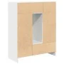 Aparador con cajones y puertas blanco 73x31x90 cm de , Aparadores - Ref: Foro24-861850, Precio: 103,25 €, Descuento: %