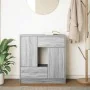Aparador con cajones y puertas gris Sonoma 70,5x34x74,5 cm de , Aparadores - Ref: Foro24-861846, Precio: 101,33 €, Descuento: %