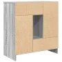 Aparador con cajones y puertas gris Sonoma 70,5x34x74,5 cm de , Aparadores - Ref: Foro24-861846, Precio: 101,33 €, Descuento: %
