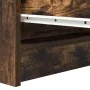 Aparador roble ahumado 80x35x76 cm madera de ingeniería by , Sideboards - Ref: Foro24-861737, Price: 94,90 €, Discount: %