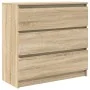 Aparador de roble Sonoma 80x35x76 cm de madera de ingeniería von , Sideboards - Ref: Foro24-861735, Preis: 96,57 €, Rabatt: %