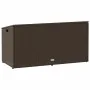 Caja de almacenaje jardín ratán sintético marrón 110x50x58 cm by , Outdoor storage boxes - Ref: Foro24-4104070, Price: 113,56...