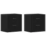 Mesillas de noche 2 uds roble negro 40x30x40 cm by , Nightstands - Ref: Foro24-862005, Price: 84,76 €, Discount: %