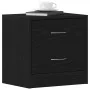 Mesillas de noche 2 uds roble negro 40x30x40 cm by , Nightstands - Ref: Foro24-862005, Price: 84,76 €, Discount: %