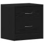 Mesillas de noche 2 uds roble negro 40x30x40 cm by , Nightstands - Ref: Foro24-862005, Price: 84,76 €, Discount: %