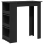 Mesa bar con estante almacenaje roble negro 102x50x103,5 cm von , Küchen- und Esstische - Ref: Foro24-862079, Preis: 93,15 €,...