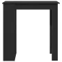 Mesa bar con estante almacenaje roble negro 102x50x103,5 cm von , Küchen- und Esstische - Ref: Foro24-862079, Preis: 93,15 €,...