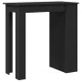 Mesa bar con estante almacenaje roble negro 102x50x103,5 cm von , Küchen- und Esstische - Ref: Foro24-862079, Preis: 93,15 €,...