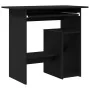 Escritorio roble negro 80x45x74 cm madera de ingeniería de , Escritorios - Ref: Foro24-862007, Precio: 82,38 €, Descuento: %