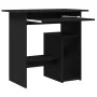 Escritorio roble negro 80x45x74 cm madera de ingeniería de , Escritorios - Ref: Foro24-862007, Precio: 82,38 €, Descuento: %