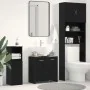 Mueble de baño para lavabo de madera de roble negro 60x33x60 cm by , Bathroom furniture - Ref: Foro24-862013, Price: 50,34 €,...