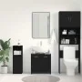 Mueble de baño para lavabo de madera de roble negro 60x33x60 cm by , Bathroom furniture - Ref: Foro24-862013, Price: 50,34 €,...