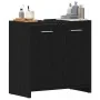 Mueble de baño para lavabo de madera de roble negro 60x33x60 cm by , Bathroom furniture - Ref: Foro24-862013, Price: 50,34 €,...