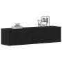 Mueble de TV de madera de roble negro 120x30x30,5 cm von , TV-Möbel - Ref: Foro24-862011, Preis: 75,40 €, Rabatt: %